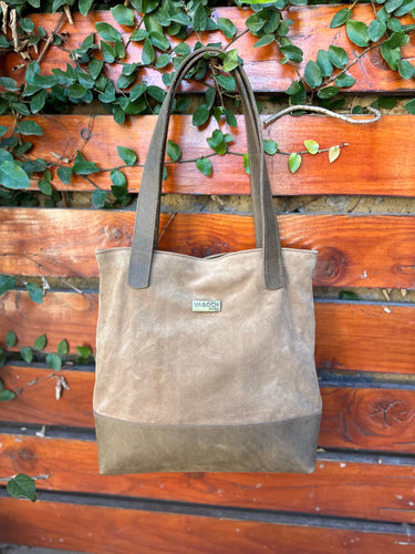 Cartera Alma taupe oliva