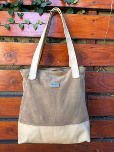 Cartera Alma taupe beige