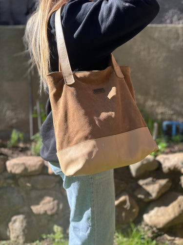 Cartera Alma taupe beige