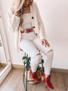Cinturón Mika rojo